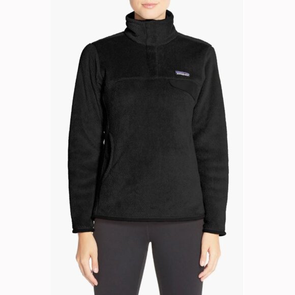 Patagonia Re-Tool Snap-T® Black Fleece Pullover - Picture 1 of 6